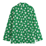 Polka Dot Irish St. Patrick's Day Print Women's Blazer