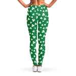 Polka Dot Irish St. Patrick's Day Print Women's Leggings