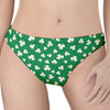 Polka Dot Irish St. Patrick's Day Print Women's Thong