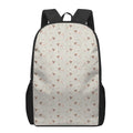 Polka Dot Jack Russell Terrier Print 17 Inch Backpack