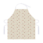 Polka Dot Jack Russell Terrier Print Adjustable Apron