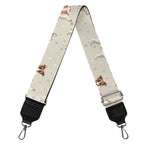 Polka Dot Jack Russell Terrier Print Bag Strap