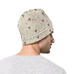 Polka Dot Jack Russell Terrier Print Beanie