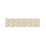 Polka Dot Jack Russell Terrier Print Bed Runner