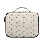 Polka Dot Jack Russell Terrier Print Briefcase Bible Bag