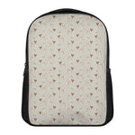 Polka Dot Jack Russell Terrier Print Casual Backpack