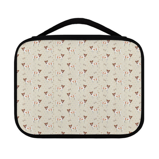 Polka Dot Jack Russell Terrier Print Classic Bible Case