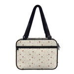 Polka Dot Jack Russell Terrier Print Double Strap Bible Bag