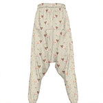 Polka Dot Jack Russell Terrier Print Hammer Pants