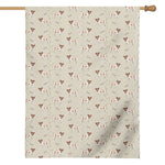 Polka Dot Jack Russell Terrier Print House Flag
