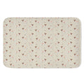 Polka Dot Jack Russell Terrier Print Indoor Door Mat
