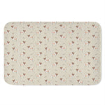 Polka Dot Jack Russell Terrier Print Indoor Door Mat