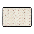 Polka Dot Jack Russell Terrier Print Kitchen Mat
