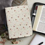 Polka Dot Jack Russell Terrier Print Leather Bible Cover