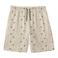 Polka Dot Jack Russell Terrier Print Men's Swim Trunks
