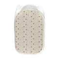 Polka Dot Jack Russell Terrier Print Mesh Laundry Hamper