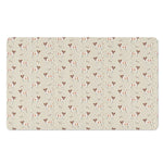 Polka Dot Jack Russell Terrier Print Polyester Doormat