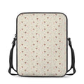 Polka Dot Jack Russell Terrier Print Rectangular Crossbody Bag