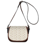Polka Dot Jack Russell Terrier Print Saddle Bag