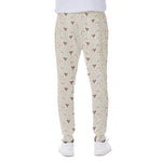 Polka Dot Jack Russell Terrier Print Scuba Joggers
