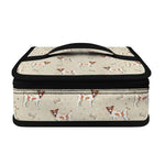 Polka Dot Jack Russell Terrier Print Small Lunch Bag