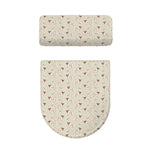 Polka Dot Jack Russell Terrier Print Toilet Lid And Tank Cover Set