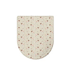Polka Dot Jack Russell Terrier Print Toilet Lid Cover