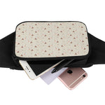 Polka Dot Jack Russell Terrier Print Waist Bag