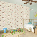 Polka Dot Jack Russell Terrier Print Wall Sticker