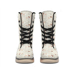 Polka Dot Jack Russell Terrier Print Winter Boots