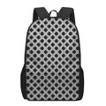 Polka Dot Knitted Pattern Print 17 Inch Backpack