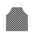 Polka Dot Knitted Pattern Print Adjustable Apron