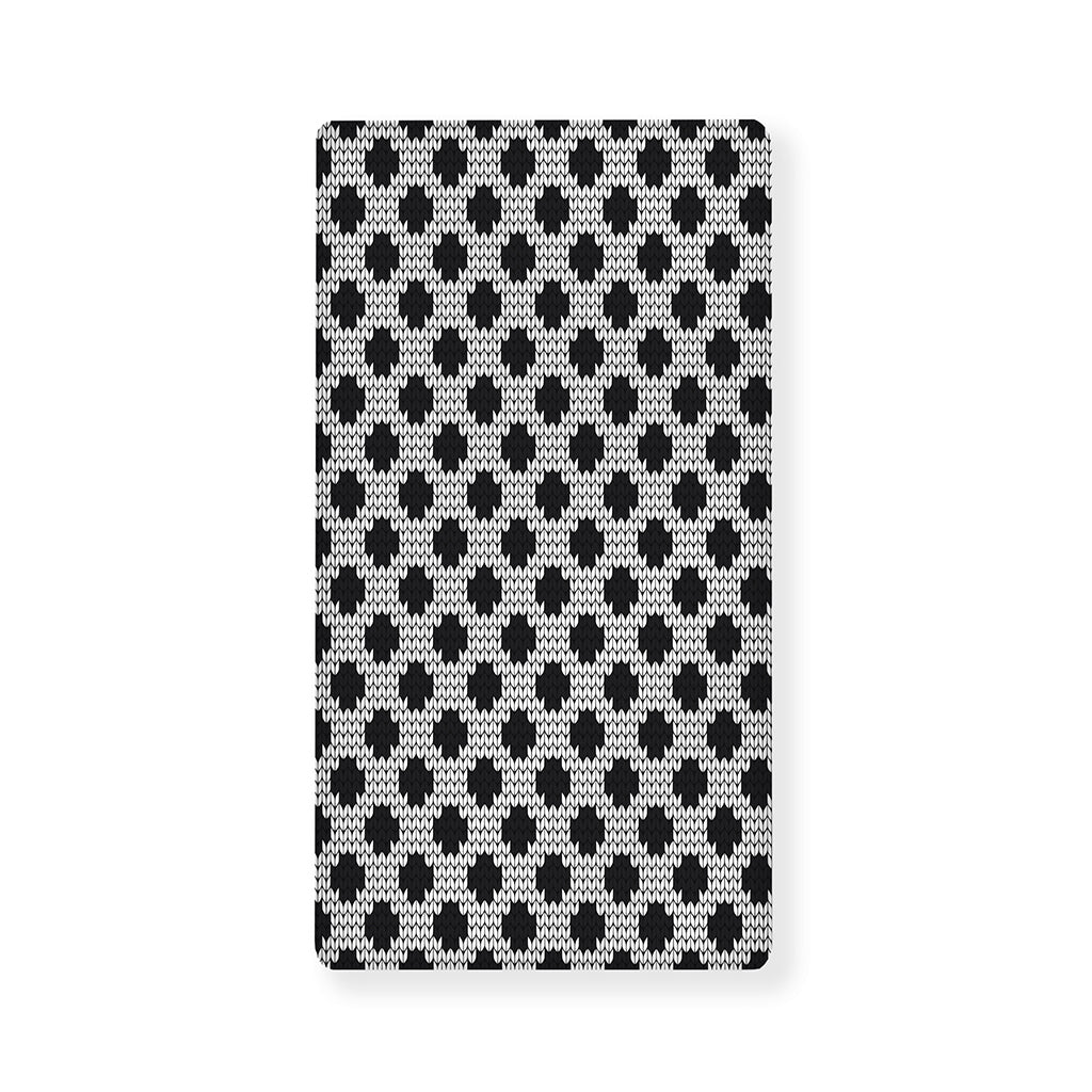 Polka Dot Knitted Pattern Print Baby Crib Sheet