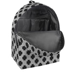 Polka Dot Knitted Pattern Print Backpack