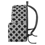 Polka Dot Knitted Pattern Print Backpack