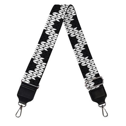 Polka Dot Knitted Pattern Print Bag Strap