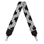 Polka Dot Knitted Pattern Print Bag Strap