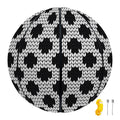 Polka Dot Knitted Pattern Print Basketball