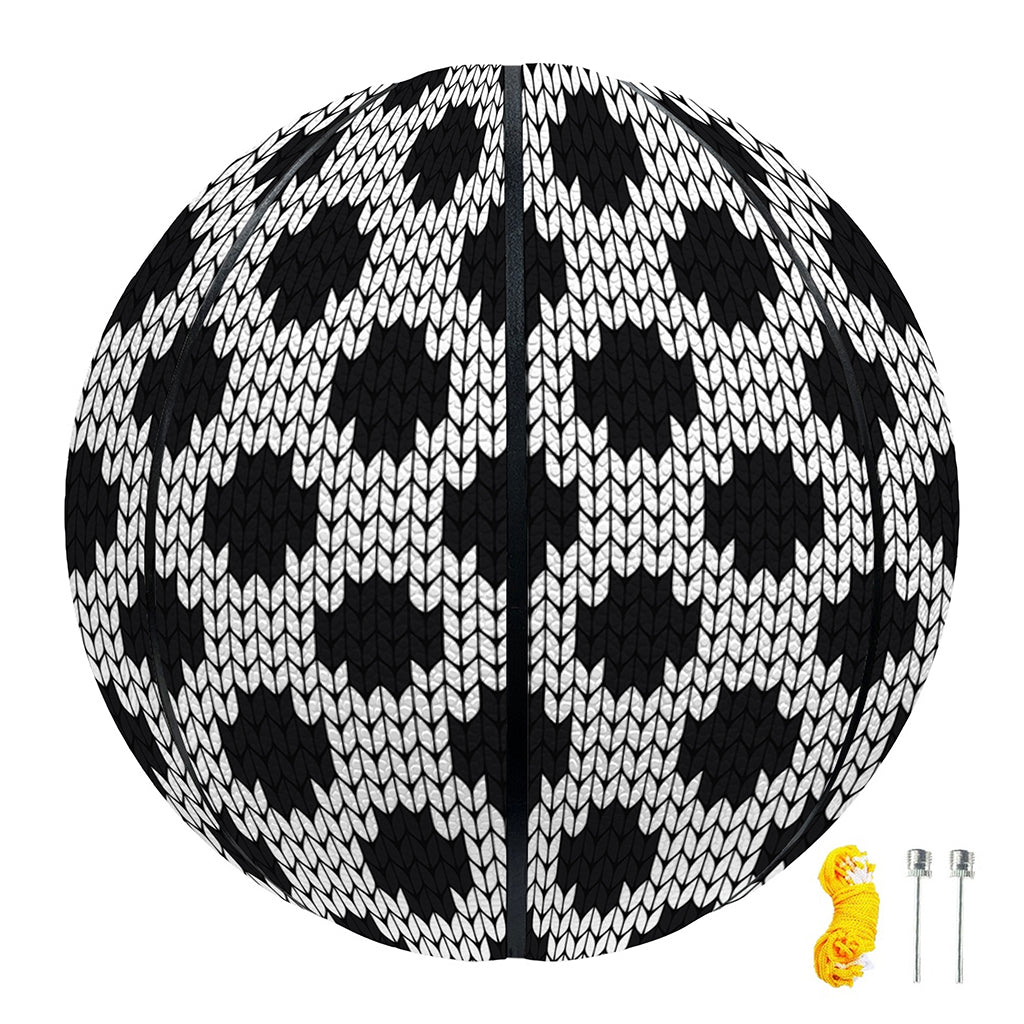 Polka Dot Knitted Pattern Print Basketball
