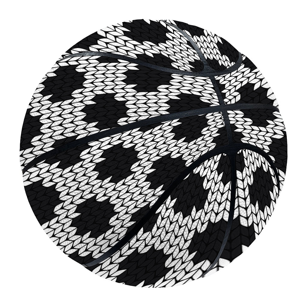 Polka Dot Knitted Pattern Print Basketball