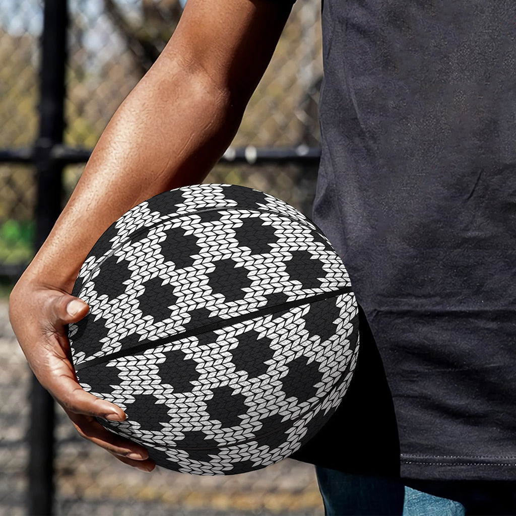 Polka Dot Knitted Pattern Print Basketball