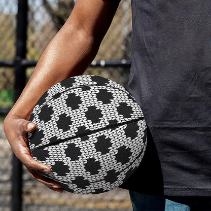 Polka Dot Knitted Pattern Print Basketball