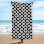 Polka Dot Knitted Pattern Print Beach Towel