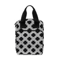 Polka Dot Knitted Pattern Print Bible Tote Bag