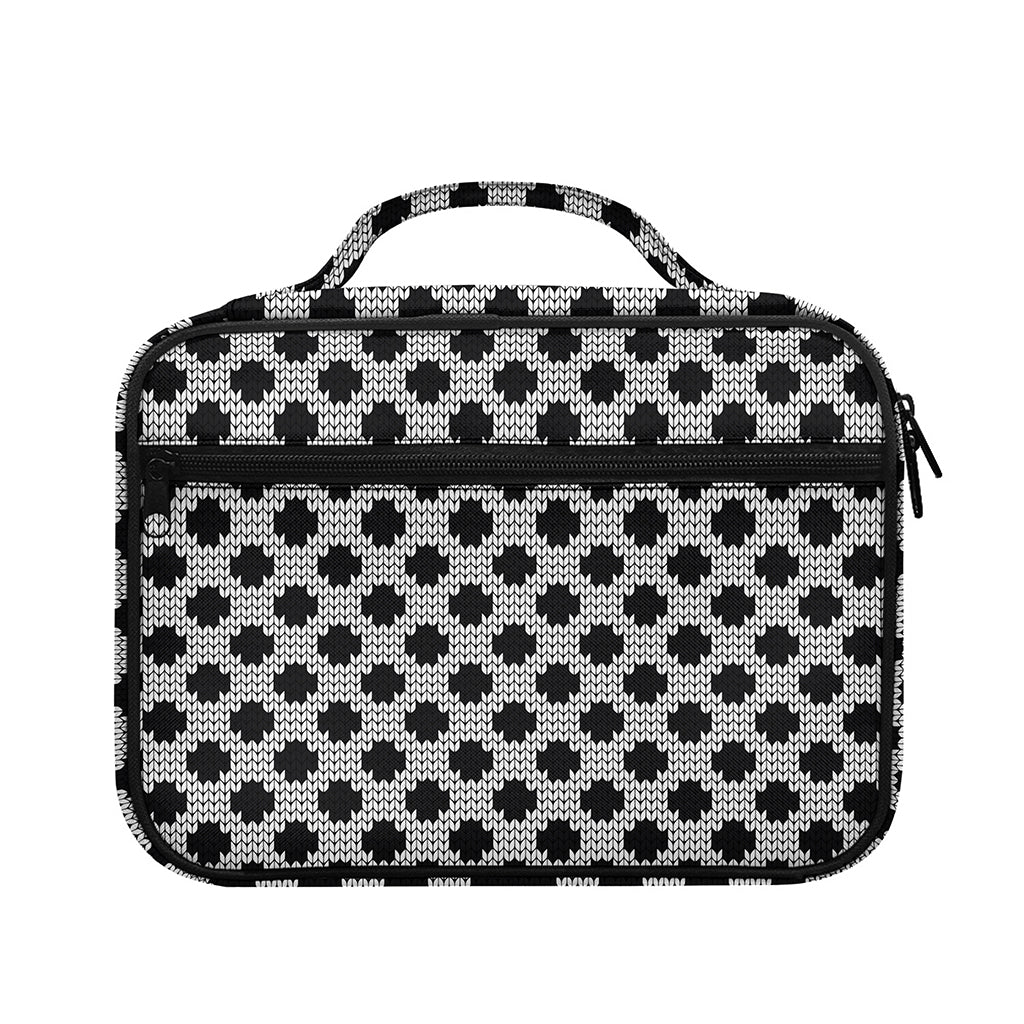 Polka Dot Knitted Pattern Print Briefcase Bible Bag
