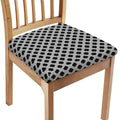 Polka Dot Knitted Pattern Print Chair Cushion Cover