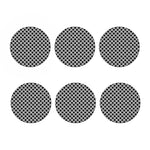 Polka Dot Knitted Pattern Print Coaster Set