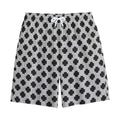 Polka Dot Knitted Pattern Print Cotton Shorts