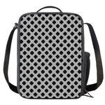 Polka Dot Knitted Pattern Print Crossbody Lunch Bag