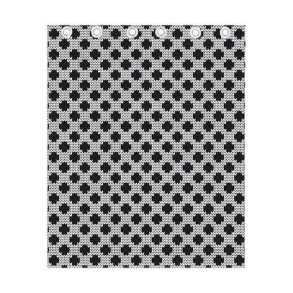 Polka Dot Knitted Pattern Print Curtain